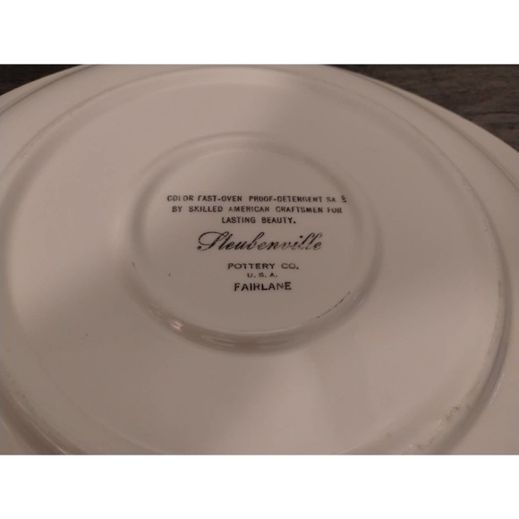 Steubenville Fairlane Floral Oval Serving Platter 11 3/4" x 13 3/4" - Picture 6 of 6